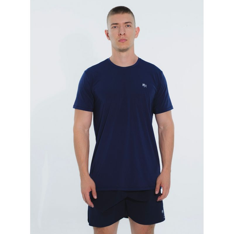 NO RULES - CAMISETA DEPORTIVA TELA FRIA TECHFIT AZUL