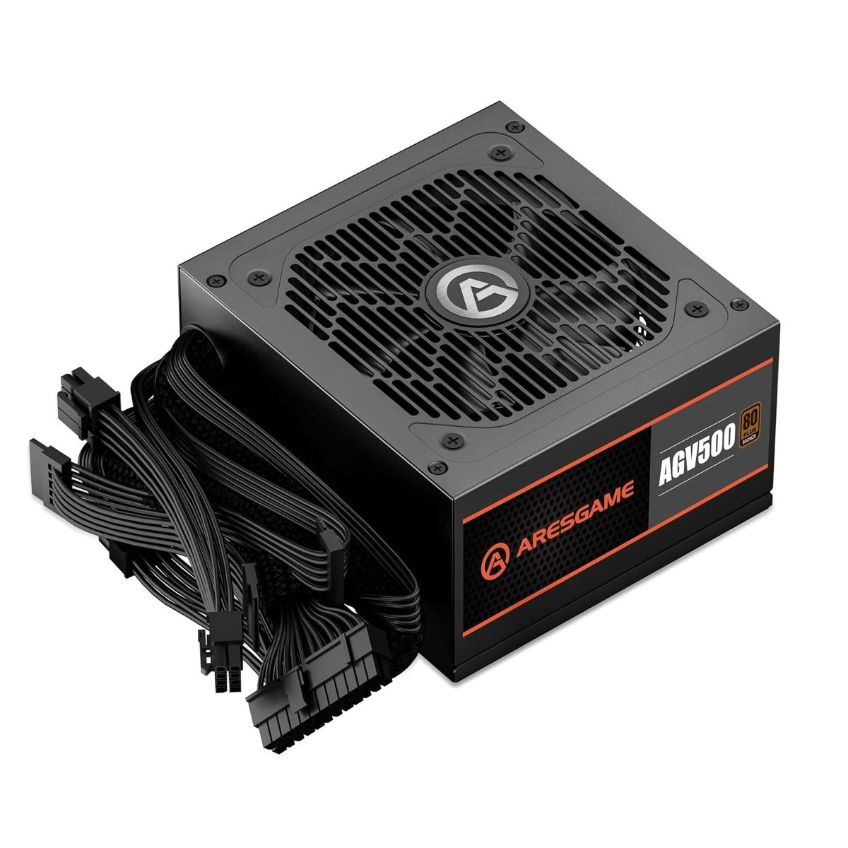 ARES - Fuente de Poder AGV 500W Certificada 80 Plus Bronze