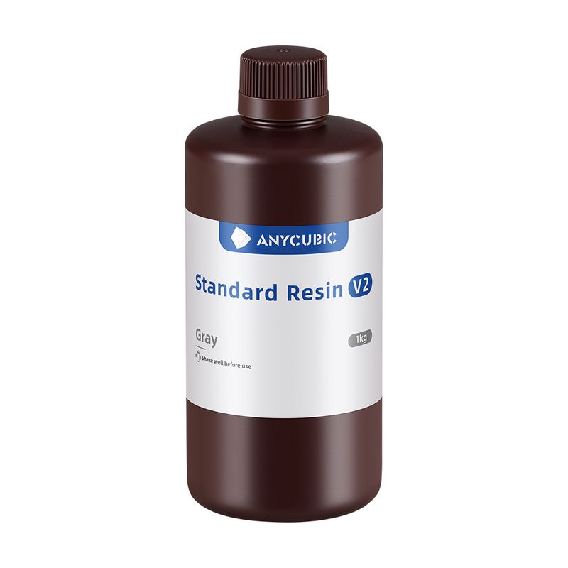 GENERICO - Resina Para Impresora 3D Standard Anycubic V2 1Kg Gris