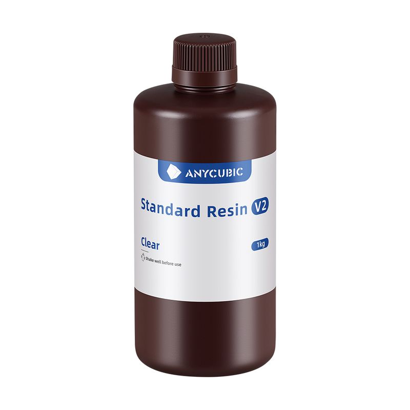 GENERICO - Resina Para Impresora 3D Standard Anycubic V2 1Kg Transparente