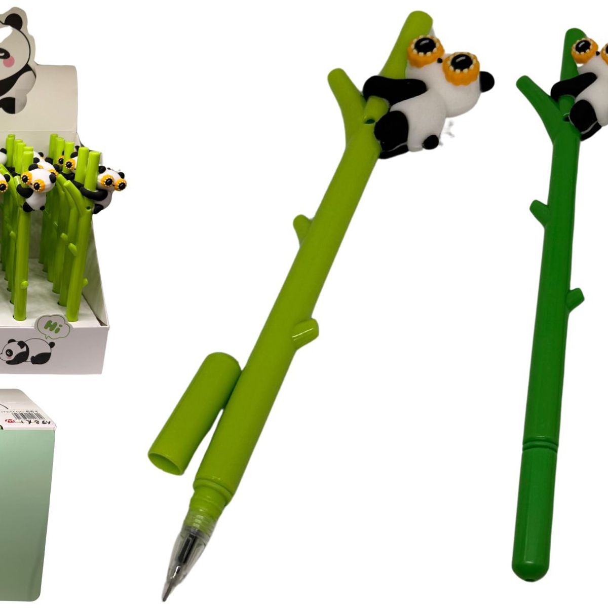 MAZUGI - Esfero de panda en bambo de tinta en azul X 36und 05mm