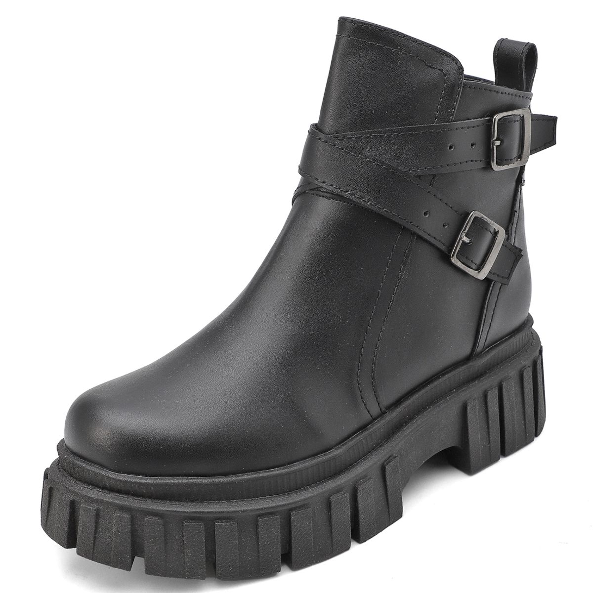 SEVENTEEN - BOTA NEGRA CON HEBILLAS SEVENTEEN  MADISON