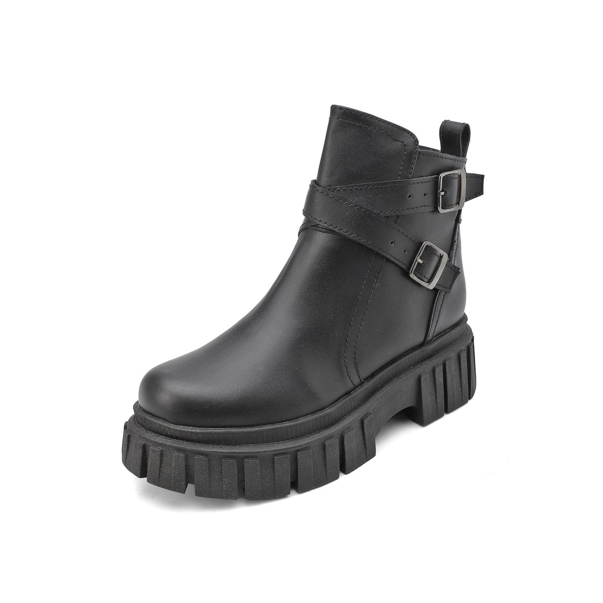 SEVENTEEN - BOTA NEGRA CON HEBILLAS SEVENTEEN  MADISON