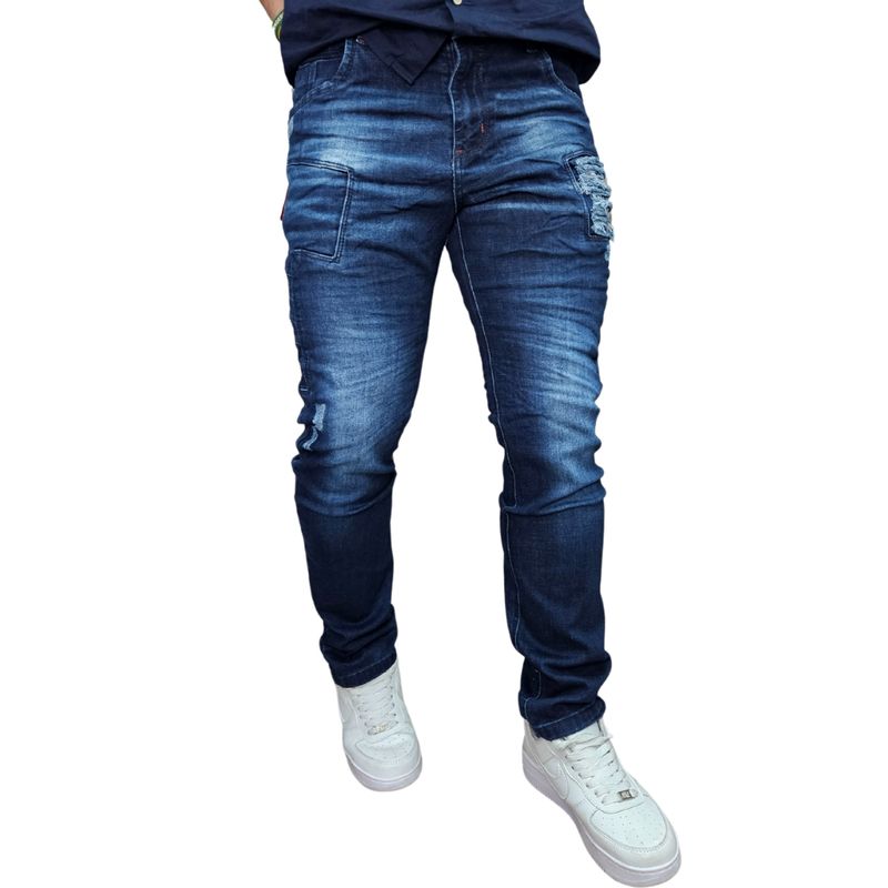 RAMBED - Jean Azul Tela Confort Hecho En Colombia