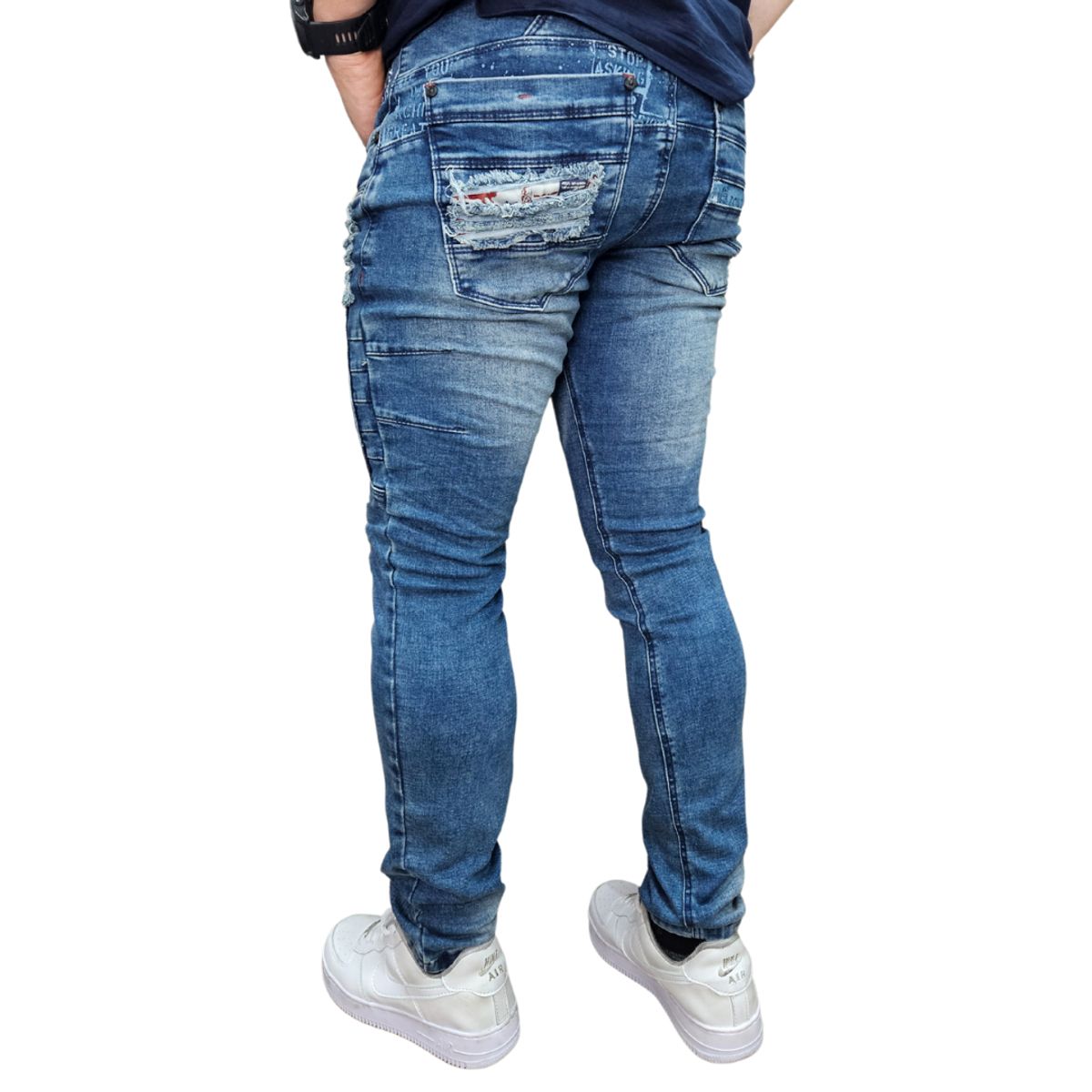 RAMBED - Jean Azul Tela Confort Hecho En Colombia