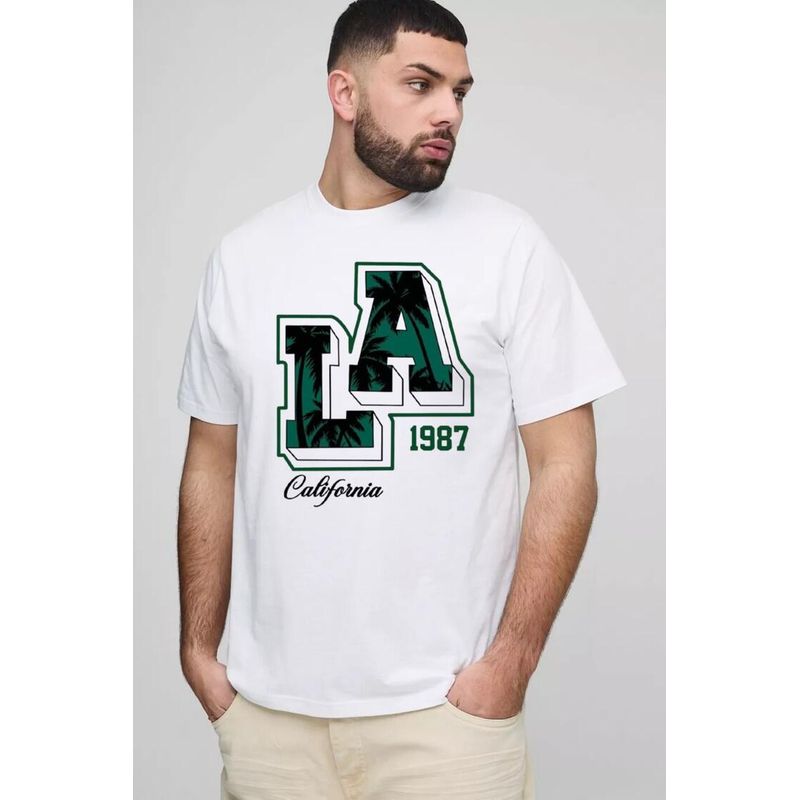 COVERLET - Camiseta Hombre Cuello Redondo Minuscula