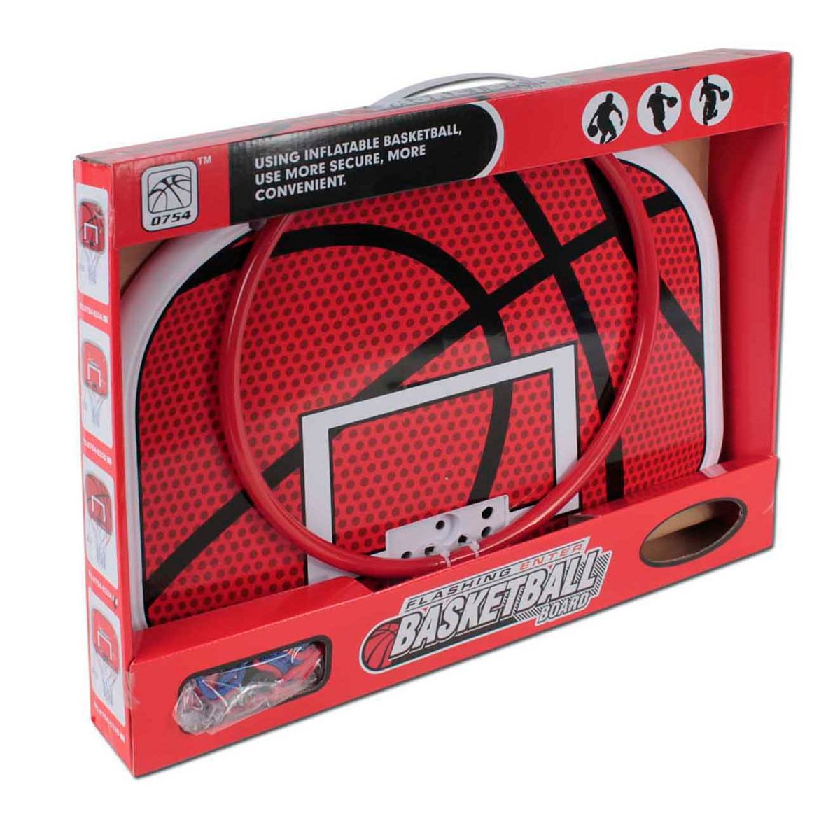 GENERICO - Aro Y Tablero De Baloncesto Junior Niños 46 X 32 Cm