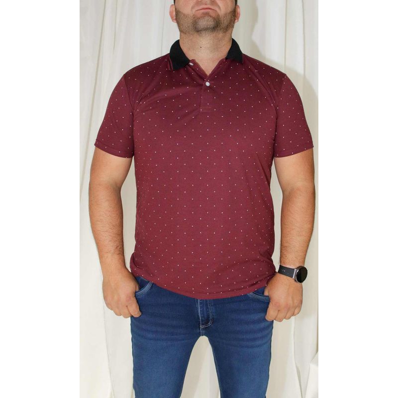 L Y H - Polo Para Hombre Rojo Marca L&H