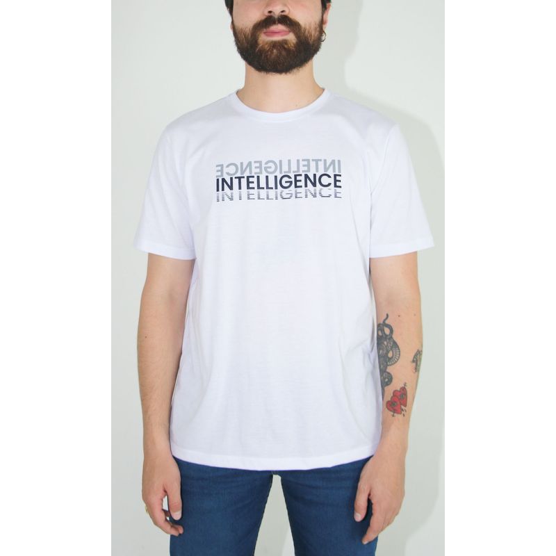 L Y H - T-Shirt Para Hombre Manga Corta Blanco Marca L&H