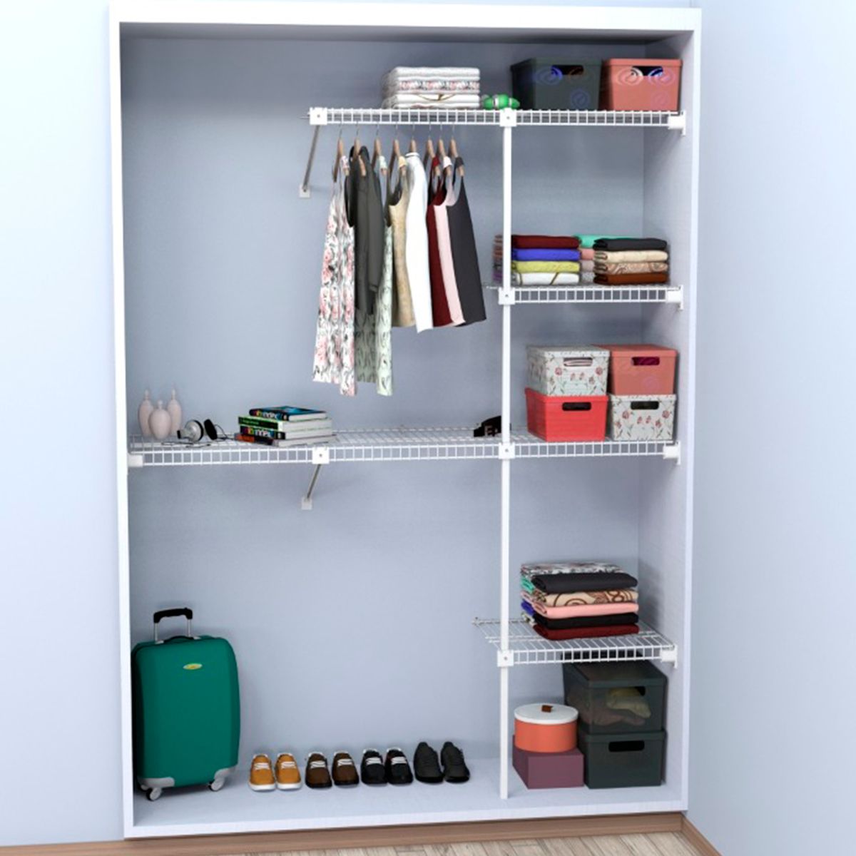 REJIPLAS - Classic closet plastificado blanco