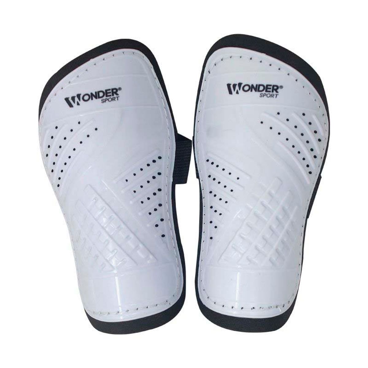 GENERICO - Canillera Espinillera Para Fútbol Blanco