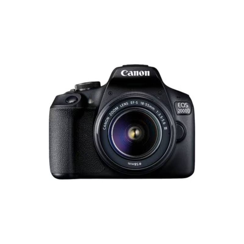 CANON - Cámara Canon EOS 2000D con lente 18-55 mm