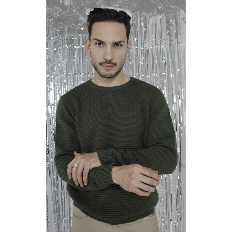 L Y H - Saco Para Hombre Verde Marca L&H