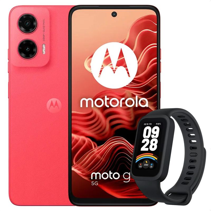 MOTOROLA - Celular Motorola Moto G35 5G 256GB /4GB Nrj + Band 9 Active Blk