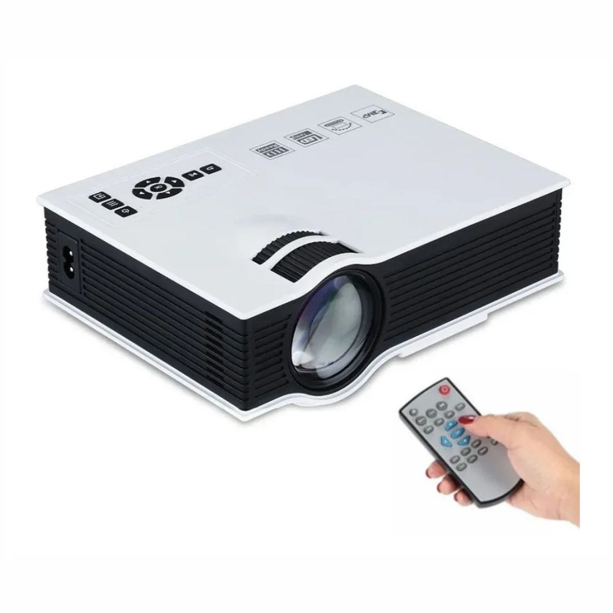 GENERICO - Video Beam Uc68 Wifi Led 1800 Lúmenes Proyector Compacto