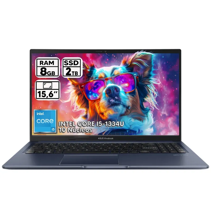 ASUS - PORTÁTIL ASUS INTEL CORE I5-12500H 8GB RAM 2TB SSD 156 FHD