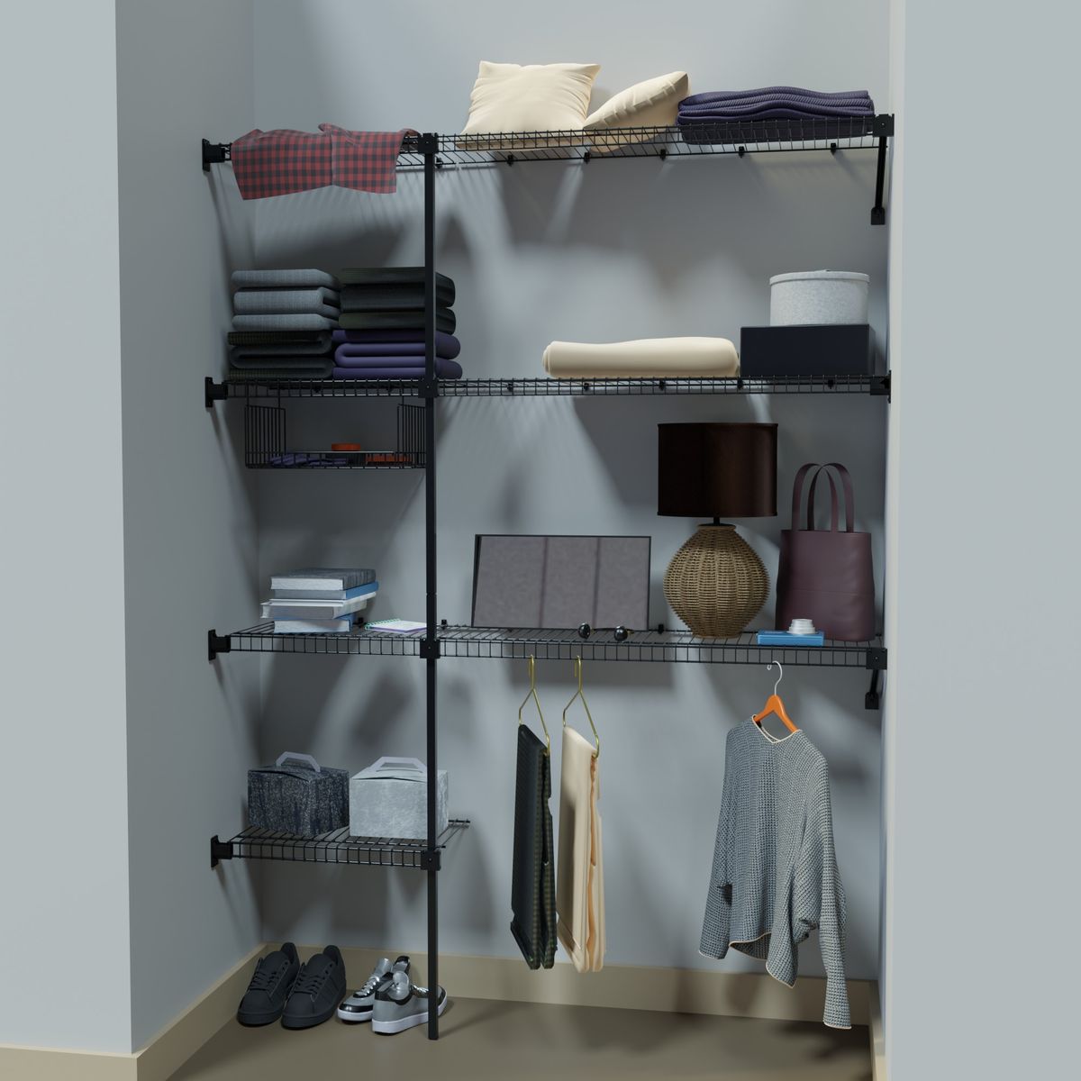 REJIPLAS - Junior closet negro