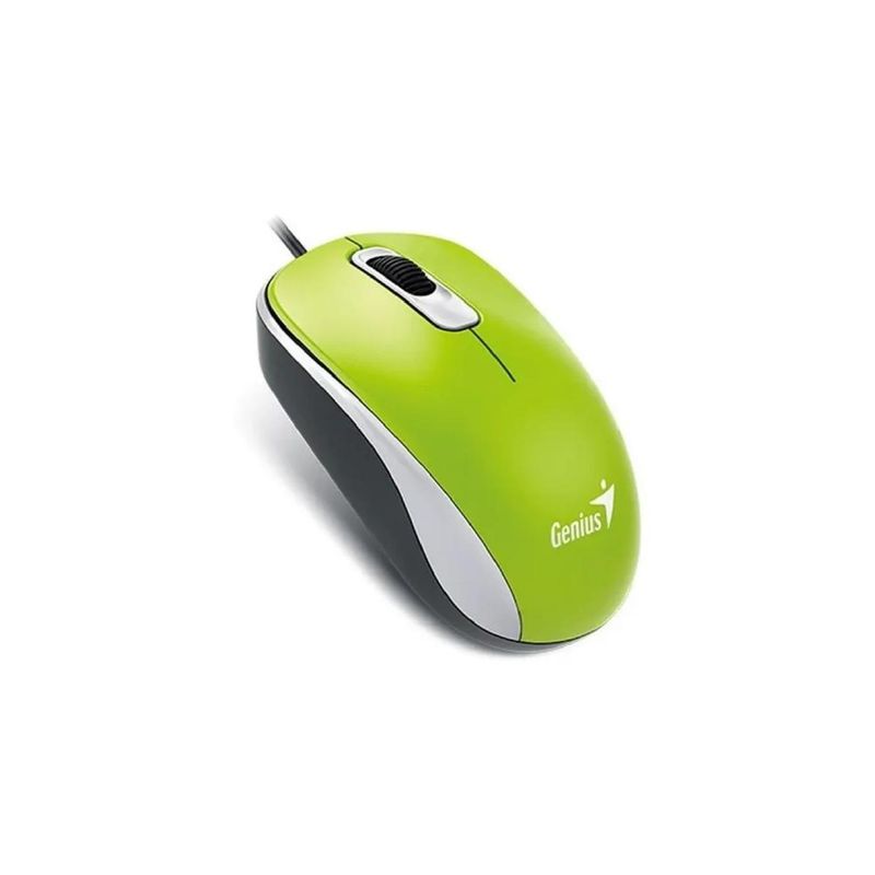 GENIUS - Mouse Genius Dx-120 USB Alámbrico Verde