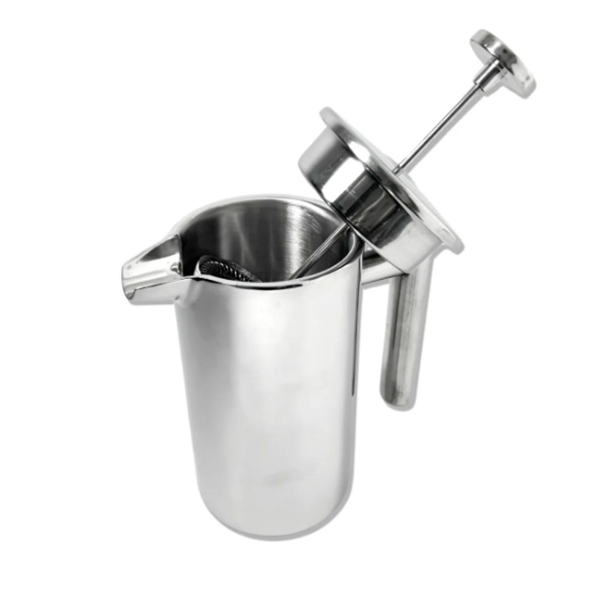 GENERICO - Cafetera Prensa Francesa Acero Toma Agradable Café 600 ml