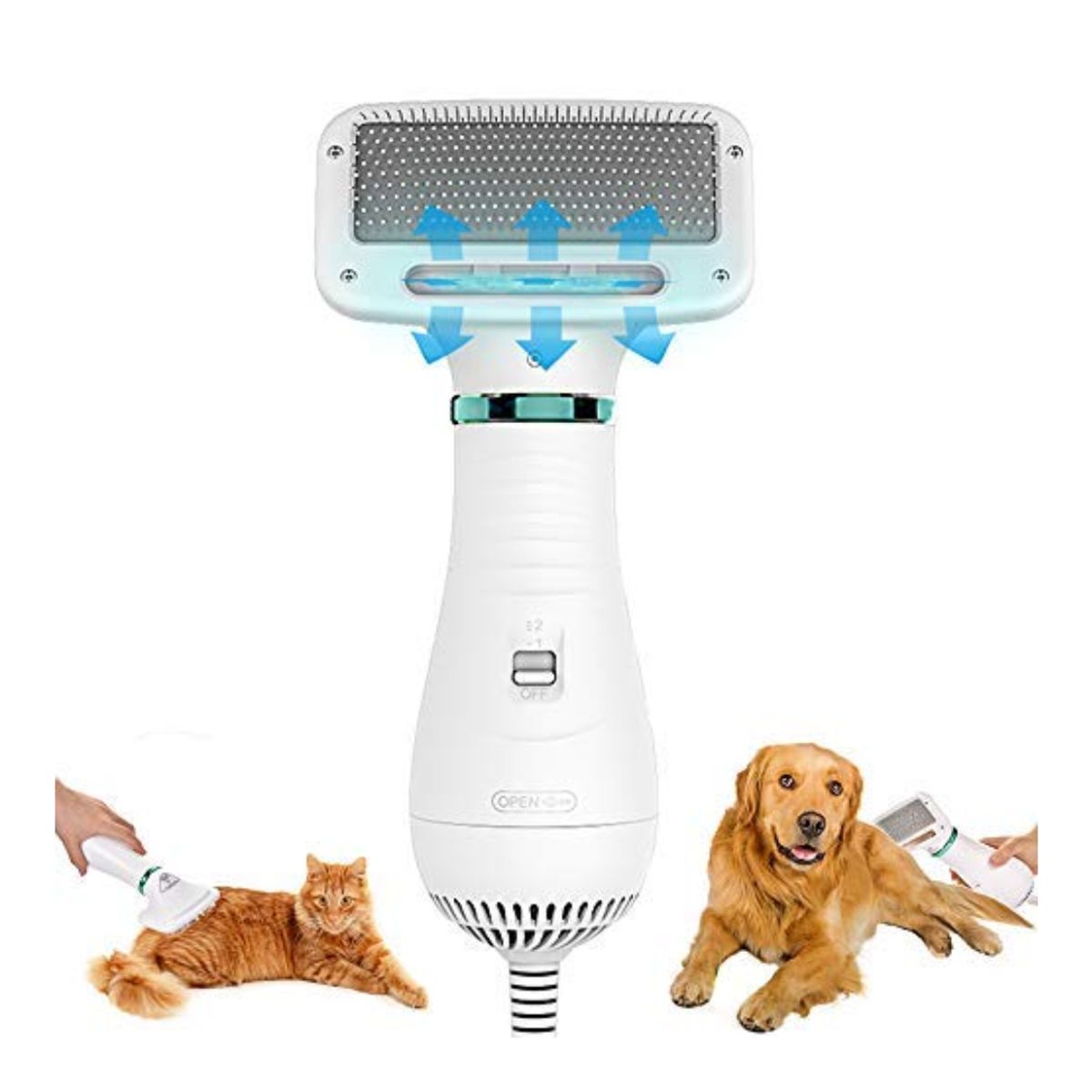 GENERICO - Cepillo secador de pelo para perros