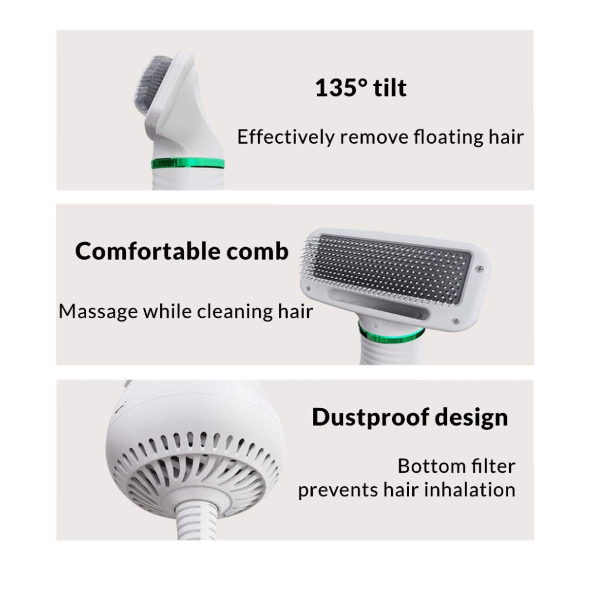 GENERICO - Cepillo secador de pelo para perros