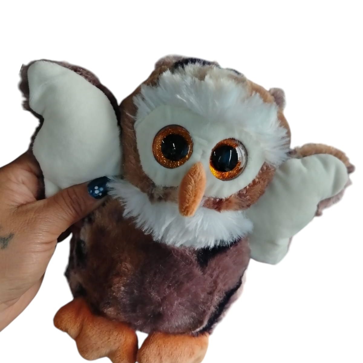 GENERICO - Peluche Buho Suave con Ojos Encantadores