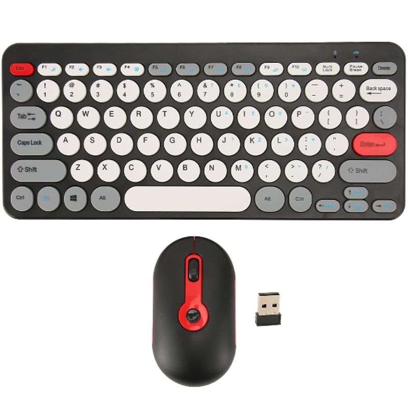 GENERICO - Combo Mini Teclado Y Mouse Inalámbrico