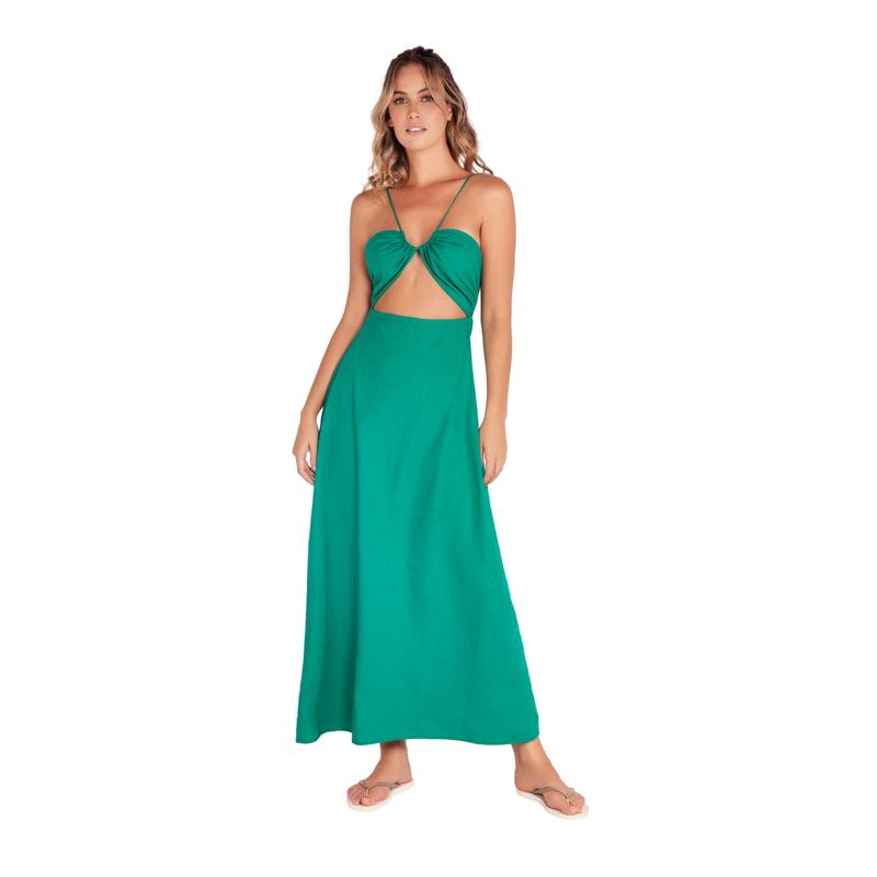FIORY - Vestido Largo  Mujer Verde Fiory 3169