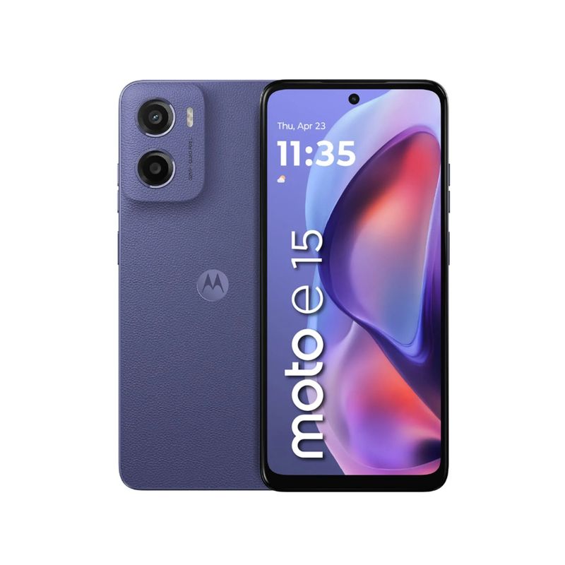 MOTOROLA - Celular Motorola Moto E15 64GB - Morado
