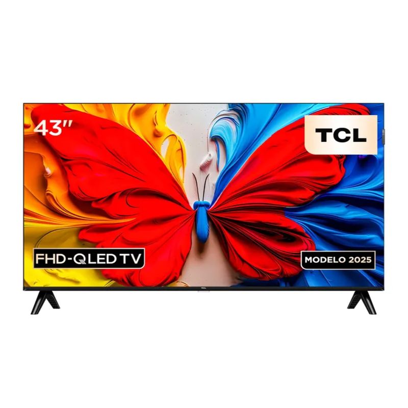 TCL - TV TCL 43" Pulgadas 109 cm 43S5K FHD QLED Smart TV Google