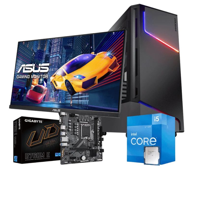 INTEL - PC Dynamic Pro I124-7 i5 12ª Gen + 16GB + SSD 512GB + Monitor 24″
