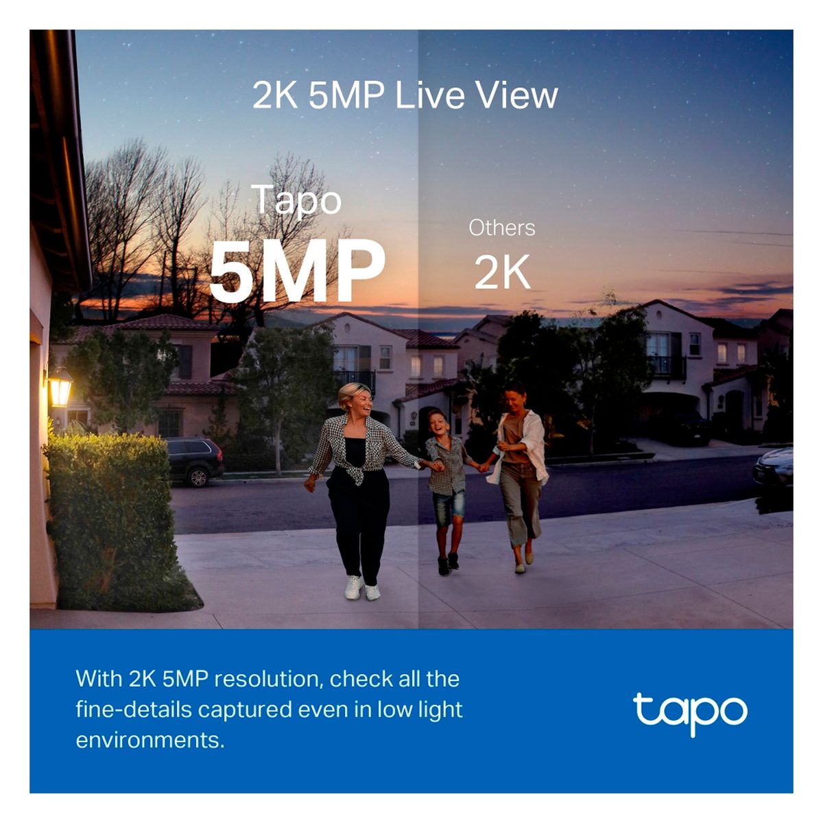 TP LINK - Cámara De seguridad Inteligente Tapo Tp-link D230s1 2k 5mp