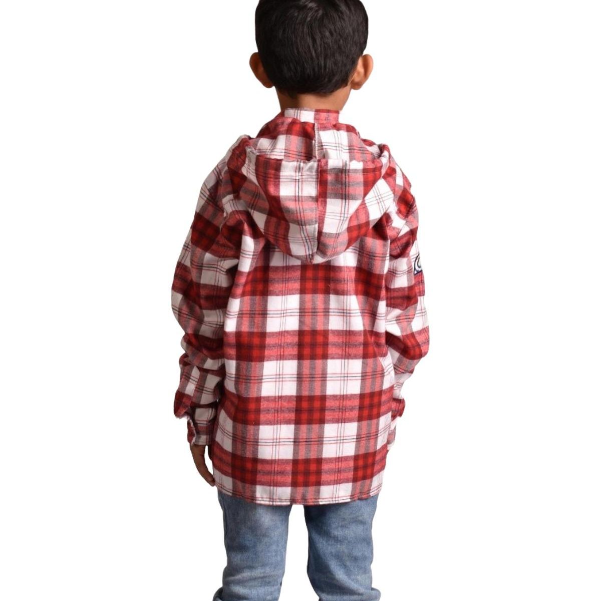 BIGBOYS - Camisa Leñador Roja Niño