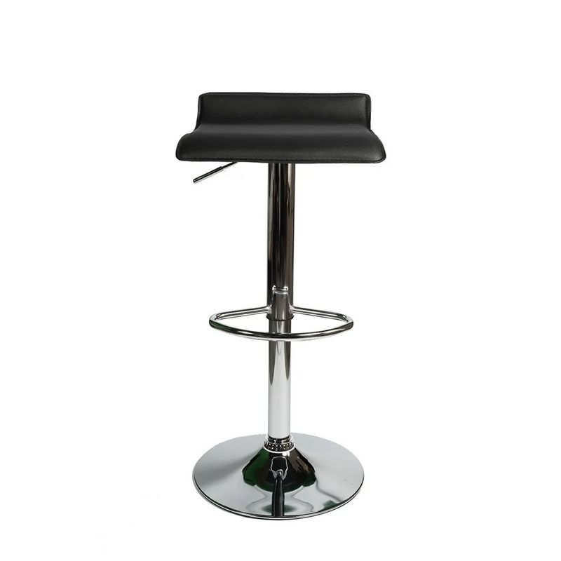 STAY ELIT - SET DE 2 SILLAS DE BARRA COLOR NEGRO GIRATORIOS