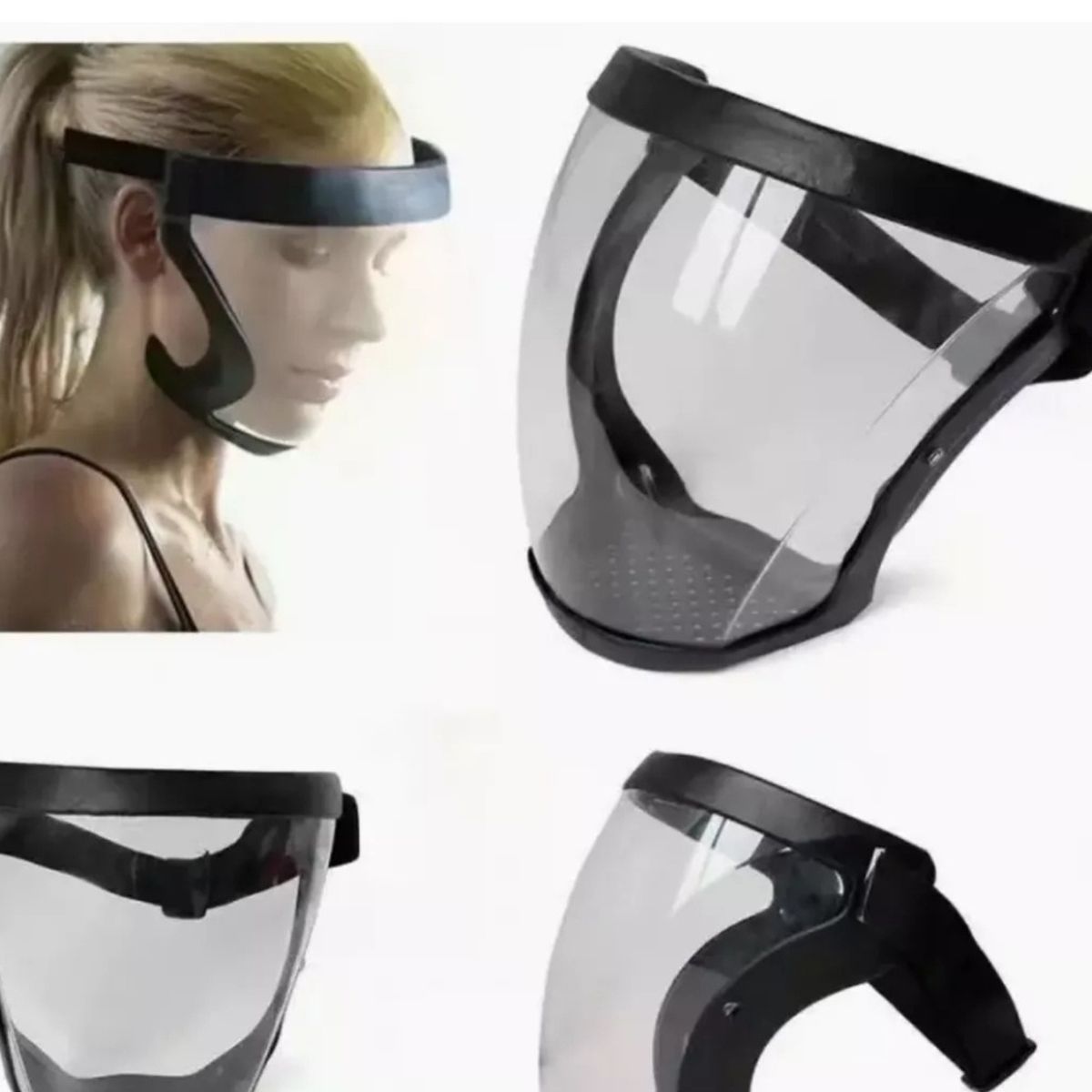 GENERICO - Mascara Careta Protectora Facial Ultra Resistente