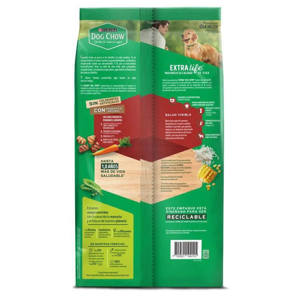 DOG CHOW - Dog Chow Adultos Razas Medianas y Grandes – 2 kg