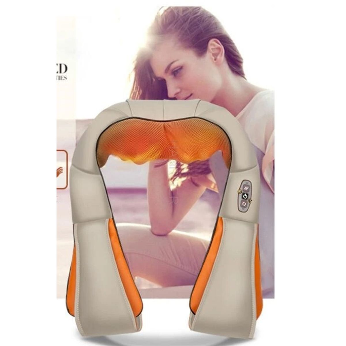 GENERICO - Masajeador Electrico Multifuncional Cervical Cuello Y Espalda