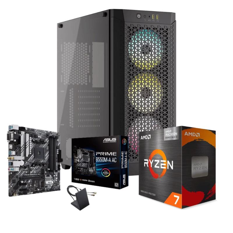 AMD - Cpu Dynamic Pro DYNAMIC-A57: Ryzen 7 5700G+ 16GB+ SSD 1 Tera