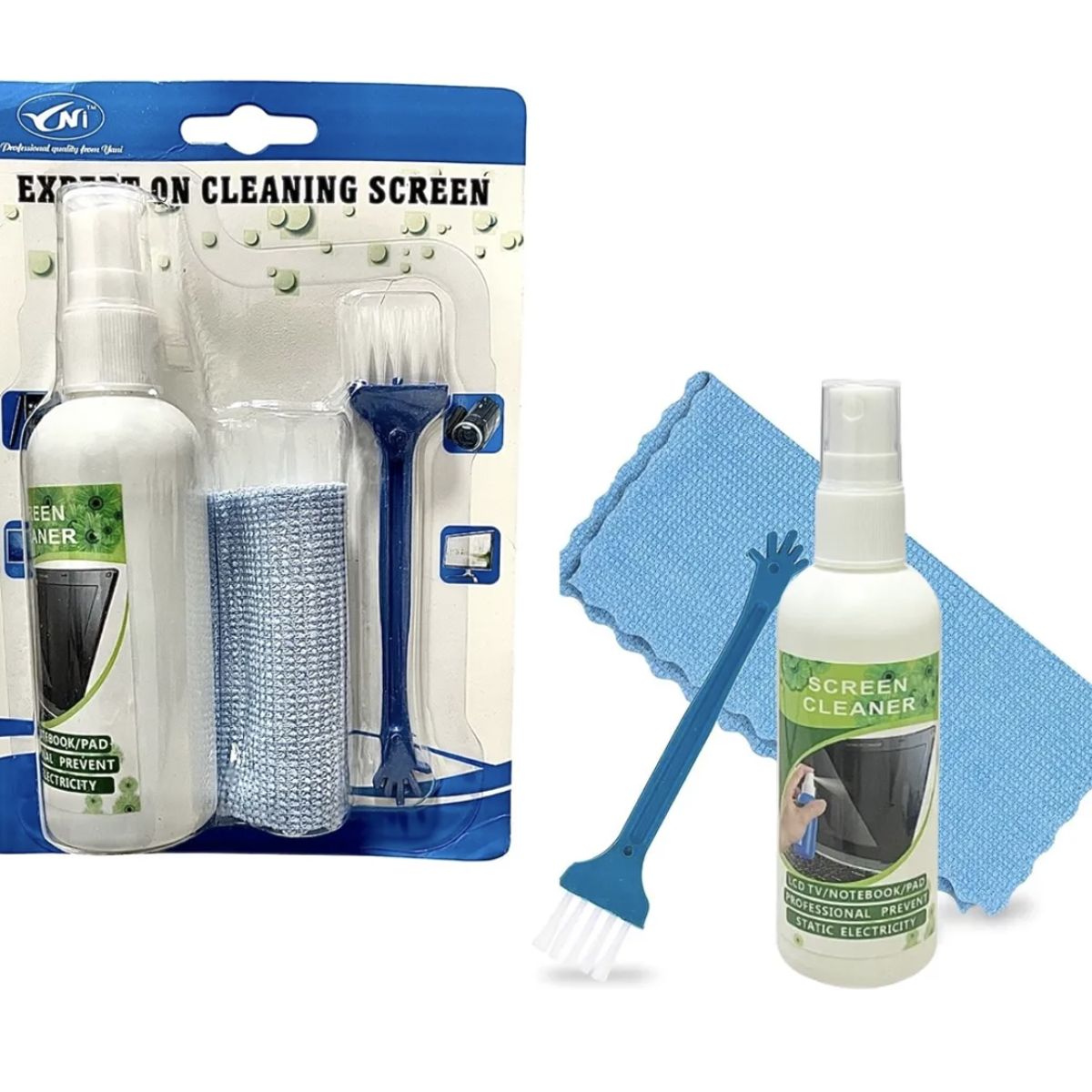 GENERICO - Kit De Limpieza 3 En 1 Para Portátil Tablet Camara Kcl-1005