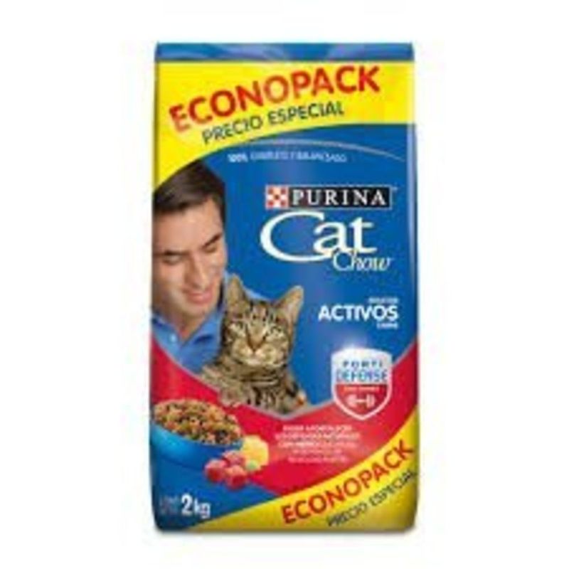 CAT CHOW - Cat Chow Adultos Sabor Carne Econopack – 2 kg