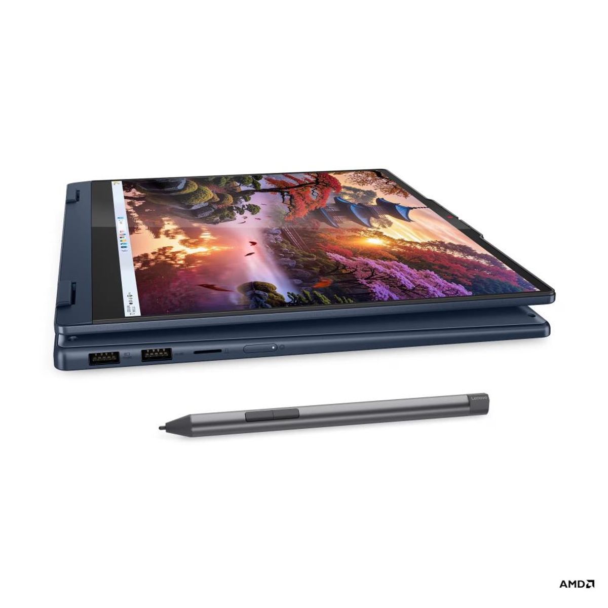 LENOVO - Portátil Lenovo IdeaPad 5 2 en 1 G10 Ryzen 7 16GB 512GB AI - Azul