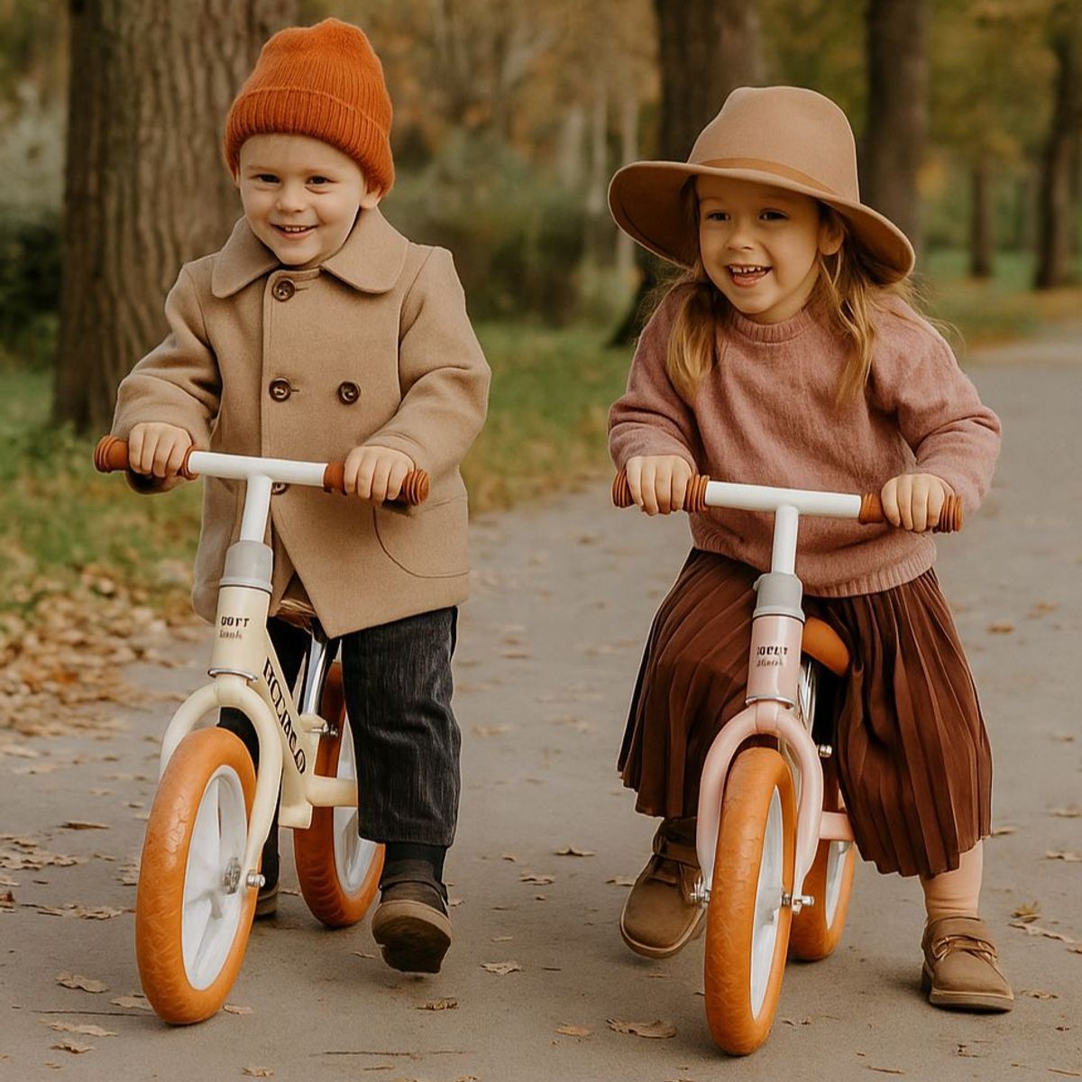GENERICO - Bicicleta de equilibrio sin pedales impulso Niñas 2 a 5 años