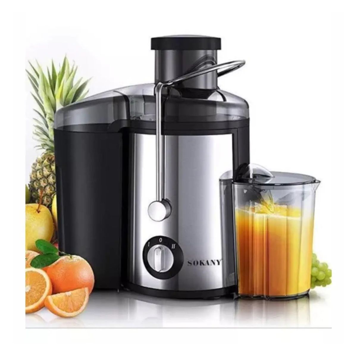 SOKANY - Máquina extractor de jugos automática frutas y verduras exprimidor