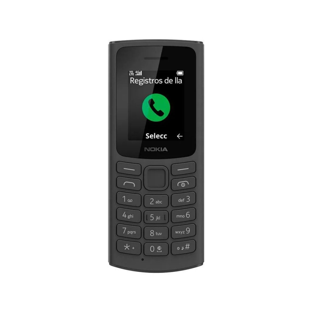 NOKIA - Celular Nokia 105 4G 128 MB Negro