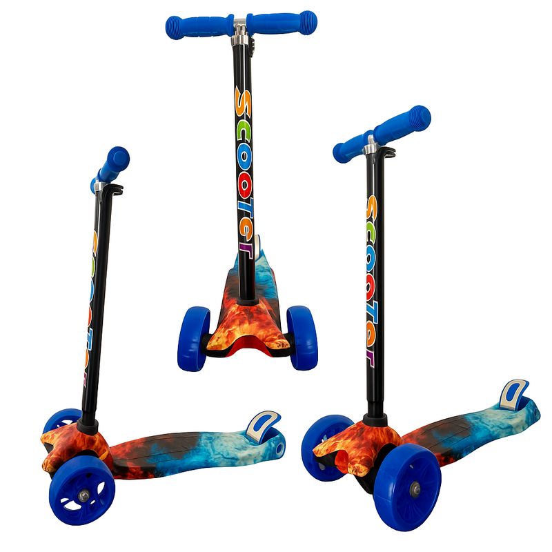 GENERICO - Patineta Infantil 3 Ruedas Diseño Graffiti – NIÑO
