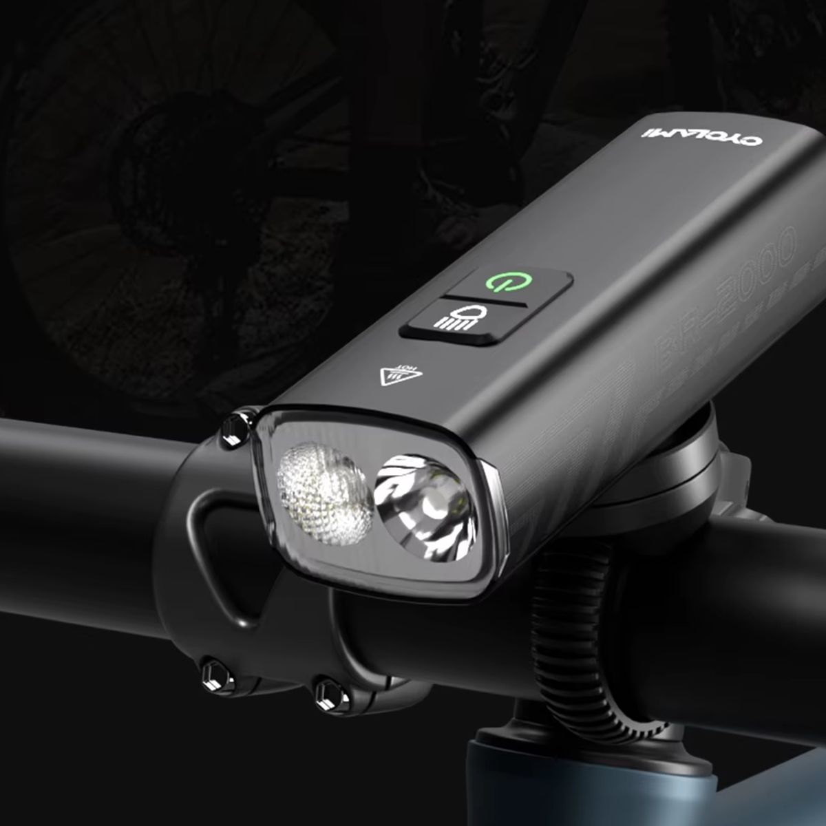 GENERICO - Linterna Recargable Bicicleta 2000 L Impermeable