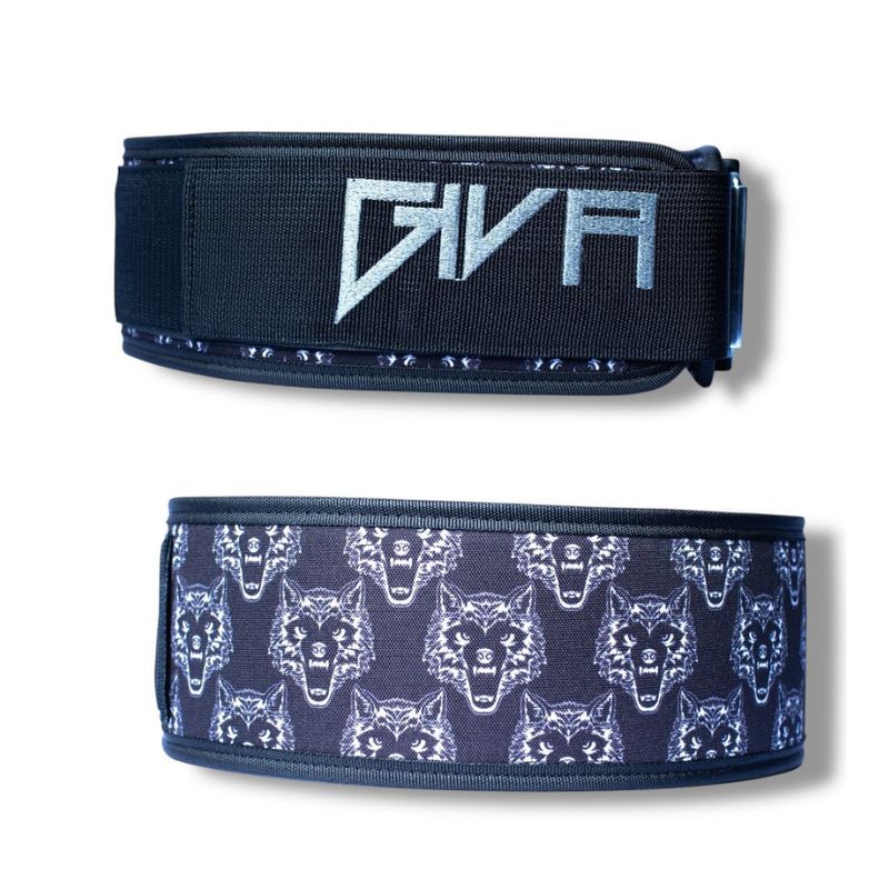 GENERICO - CINTURON DE FUERZA LONA  DISEÑO DE LOBO