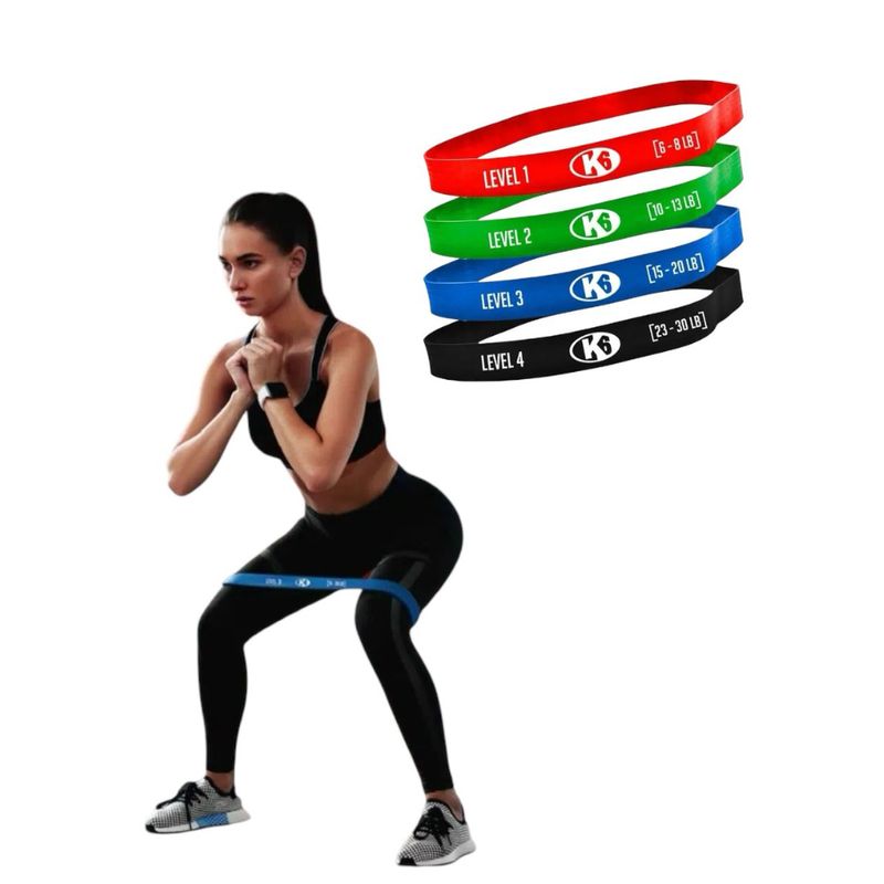 GENERICO - KIT DE BANDAS ELASTICAS PARA GIMNASIO