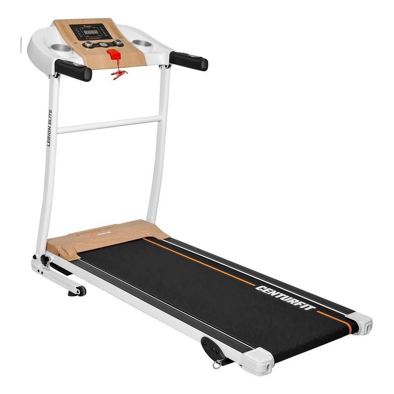CENTURFIT - Caminadora Eléctrica Centurfit PlegableColor Blanco Casa Gym