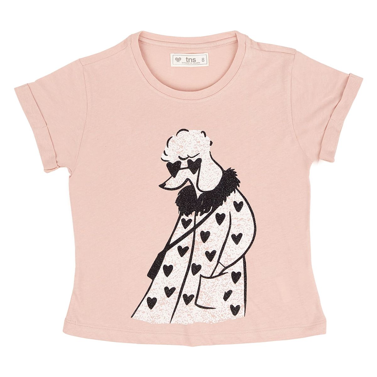 TENNIS - Camiseta manga corta estampada para niña